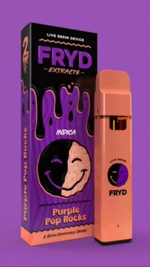 Purple Pop Rocks strain Fryd Carts