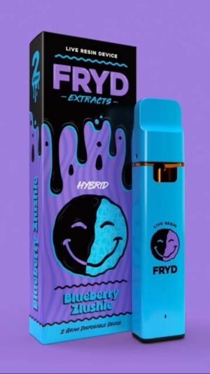 blueberry zlushie strain Fryd Carts